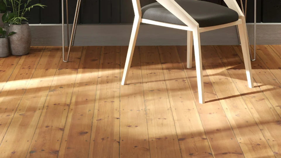 Engineered oak wood flooring planks and laser measure used for 2026 London flooring cost guide